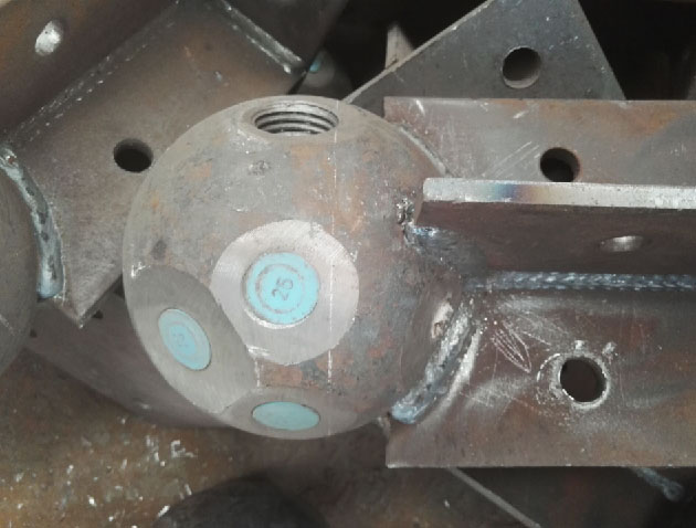 陕西螺栓球球塞，网架配件